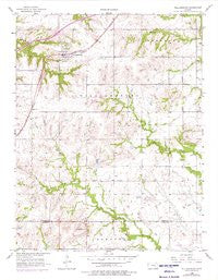 Williamsburg Kansas Historical topographic map, 1:24000 scale, 7.5 X 7.5 Minute, Year 1956