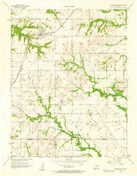 Williamsburg Kansas Historical topographic map, 1:24000 scale, 7.5 X 7.5 Minute, Year 1956