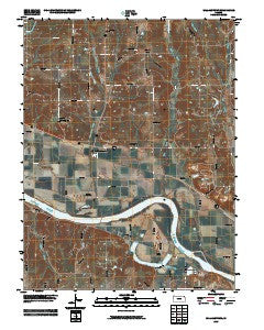 Williamstown Kansas Historical topographic map, 1:24000 scale, 7.5 X 7.5 Minute, Year 2009