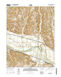 Williamstown Kansas Current topographic map, 1:24000 scale, 7.5 X 7.5 Minute, Year 2016