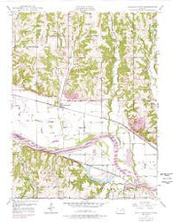Williamstown Kansas Historical topographic map, 1:24000 scale, 7.5 X 7.5 Minute, Year 1949
