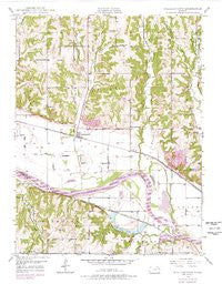 Williamstown Kansas Historical topographic map, 1:24000 scale, 7.5 X 7.5 Minute, Year 1949