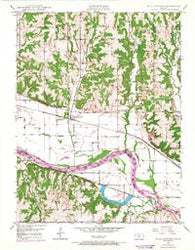 Williamstown Kansas Historical topographic map, 1:24000 scale, 7.5 X 7.5 Minute, Year 1949