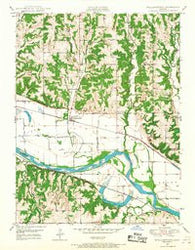 Williamstown Kansas Historical topographic map, 1:24000 scale, 7.5 X 7.5 Minute, Year 1949