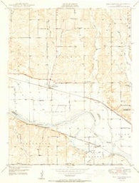 Willliamstown Kansas Historical topographic map, 1:24000 scale, 7.5 X 7.5 Minute, Year 1950