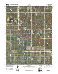 Wilmore Kansas Historical topographic map, 1:24000 scale, 7.5 X 7.5 Minute, Year 2012