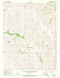 Wilmore SE Kansas Historical topographic map, 1:24000 scale, 7.5 X 7.5 Minute, Year 1968