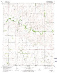Wilmore Kansas Historical topographic map, 1:24000 scale, 7.5 X 7.5 Minute, Year 1980