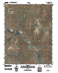 Wilmore SE Kansas Historical topographic map, 1:24000 scale, 7.5 X 7.5 Minute, Year 2009
