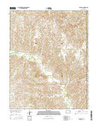 Wilmore SE Kansas Current topographic map, 1:24000 scale, 7.5 X 7.5 Minute, Year 2016