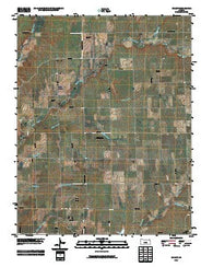 Wilmot Kansas Historical topographic map, 1:24000 scale, 7.5 X 7.5 Minute, Year 2010