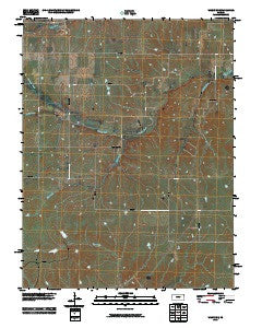Wilsey SE Kansas Historical topographic map, 1:24000 scale, 7.5 X 7.5 Minute, Year 2010