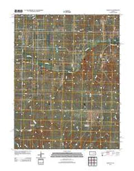 Wilsey SE Kansas Historical topographic map, 1:24000 scale, 7.5 X 7.5 Minute, Year 2012
