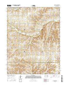 Wilsey SE Kansas Current topographic map, 1:24000 scale, 7.5 X 7.5 Minute, Year 2015