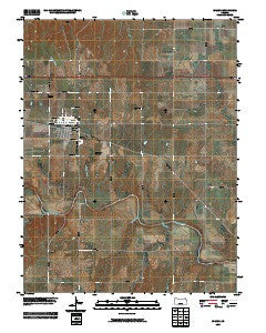 Wilson Kansas Historical topographic map, 1:24000 scale, 7.5 X 7.5 Minute, Year 2009