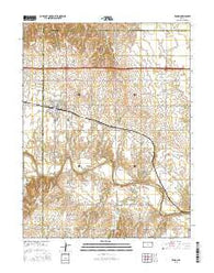 Wilson Kansas Current topographic map, 1:24000 scale, 7.5 X 7.5 Minute, Year 2015