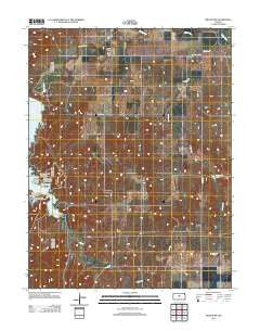 Wilson NW Kansas Historical topographic map, 1:24000 scale, 7.5 X 7.5 Minute, Year 2012