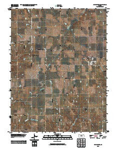 Winchester Kansas Historical topographic map, 1:24000 scale, 7.5 X 7.5 Minute, Year 2009