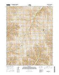Winchester Kansas Current topographic map, 1:24000 scale, 7.5 X 7.5 Minute, Year 2015