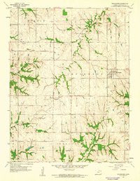 Winchester Kansas Historical topographic map, 1:24000 scale, 7.5 X 7.5 Minute, Year 1959