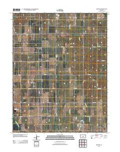 Windom Kansas Historical topographic map, 1:24000 scale, 7.5 X 7.5 Minute, Year 2012