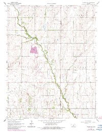 Windom SW Kansas Historical topographic map, 1:24000 scale, 7.5 X 7.5 Minute, Year 1964