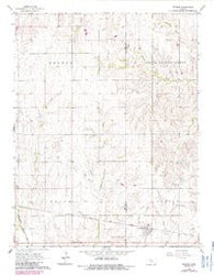 Windom Kansas Historical topographic map, 1:24000 scale, 7.5 X 7.5 Minute, Year 1965