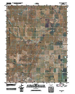 Windom NE Kansas Historical topographic map, 1:24000 scale, 7.5 X 7.5 Minute, Year 2009