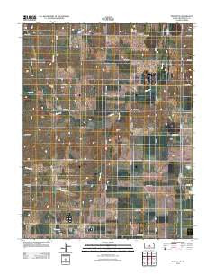Windom NE Kansas Historical topographic map, 1:24000 scale, 7.5 X 7.5 Minute, Year 2012