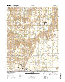 Windom NE Kansas Current topographic map, 1:24000 scale, 7.5 X 7.5 Minute, Year 2015