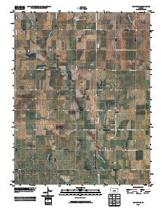 Windom SW Kansas Historical topographic map, 1:24000 scale, 7.5 X 7.5 Minute, Year 2009