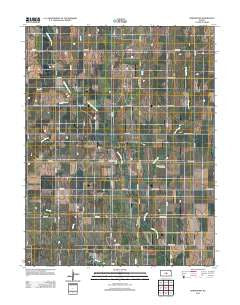 Windom SW Kansas Historical topographic map, 1:24000 scale, 7.5 X 7.5 Minute, Year 2012