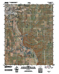 Winfield Kansas Historical topographic map, 1:24000 scale, 7.5 X 7.5 Minute, Year 2010