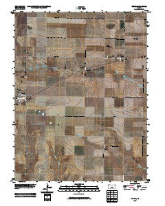 Winona Kansas Historical topographic map, 1:24000 scale, 7.5 X 7.5 Minute, Year 2009