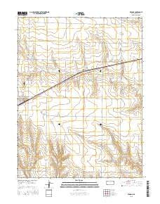 Winona Kansas Current topographic map, 1:24000 scale, 7.5 X 7.5 Minute, Year 2015