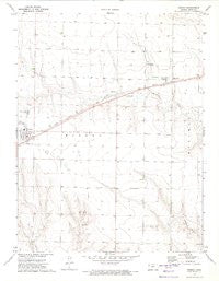 Winona Kansas Historical topographic map, 1:24000 scale, 7.5 X 7.5 Minute, Year 1972