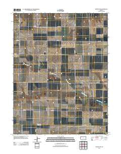 Winona NW Kansas Historical topographic map, 1:24000 scale, 7.5 X 7.5 Minute, Year 2012