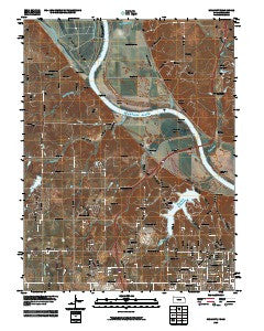 Wolcott Kansas Historical topographic map, 1:24000 scale, 7.5 X 7.5 Minute, Year 2009