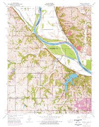 Wolcott Kansas Historical topographic map, 1:24000 scale, 7.5 X 7.5 Minute, Year 1948