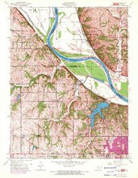 Wolcott Kansas Historical topographic map, 1:24000 scale, 7.5 X 7.5 Minute, Year 1948