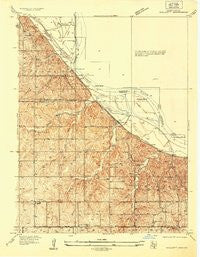 Wolcott Kansas Historical topographic map, 1:24000 scale, 7.5 X 7.5 Minute, Year 1934