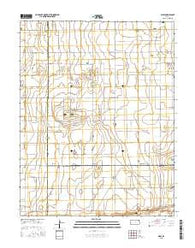 Wolf Kansas Current topographic map, 1:24000 scale, 7.5 X 7.5 Minute, Year 2015