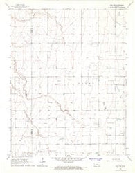 Wolf NE Kansas Historical topographic map, 1:24000 scale, 7.5 X 7.5 Minute, Year 1965