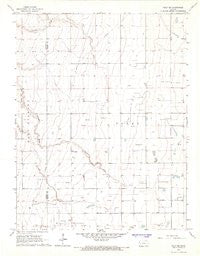 Wolf NE Kansas Historical topographic map, 1:24000 scale, 7.5 X 7.5 Minute, Year 1965