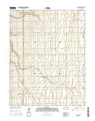 Wolf NE Kansas Current topographic map, 1:24000 scale, 7.5 X 7.5 Minute, Year 2015