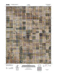 Wolf NW Kansas Historical topographic map, 1:24000 scale, 7.5 X 7.5 Minute, Year 2012