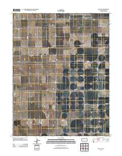 Wolf SW Kansas Historical topographic map, 1:24000 scale, 7.5 X 7.5 Minute, Year 2012