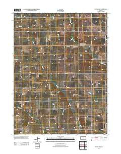 Woodlawn Kansas Historical topographic map, 1:24000 scale, 7.5 X 7.5 Minute, Year 2012