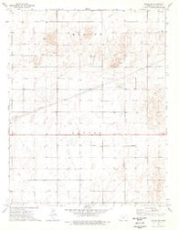 Woods NW Kansas Historical topographic map, 1:24000 scale, 7.5 X 7.5 Minute, Year 1974