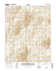 Woods SE Kansas Current topographic map, 1:24000 scale, 7.5 X 7.5 Minute, Year 2015